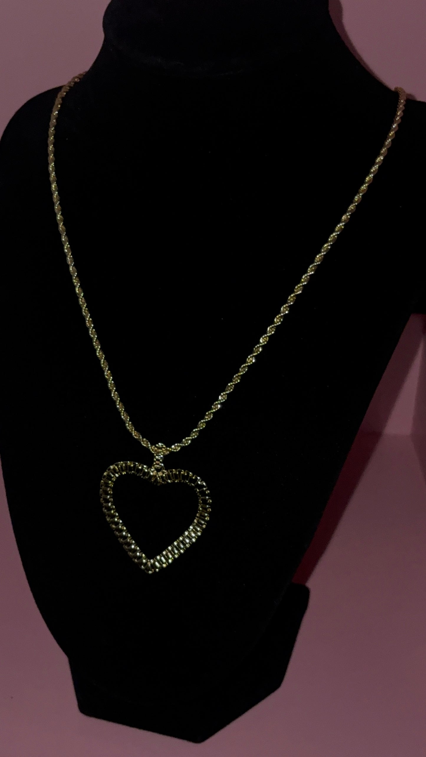 ROLEX HEART NECKLACE (MED)