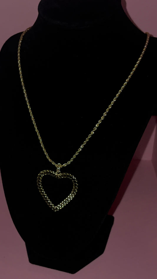 ROLEX HEART NECKLACE (MED)