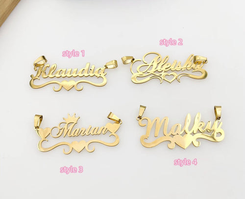 CUSTOM NAME PLATE NECKLACE